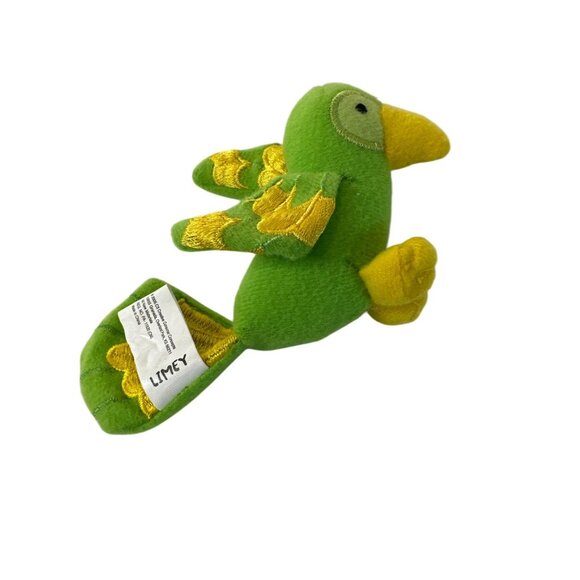 Sonic Wacky Pack Limey Plush Green Parrot 6-Inch 2006 Seat Belt Buddies - Picture 1 of 4